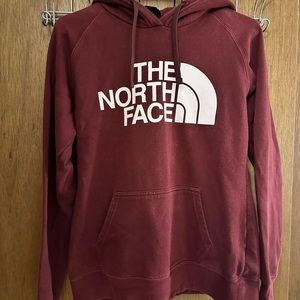 The North Face Sweatshirt - Burgundy color